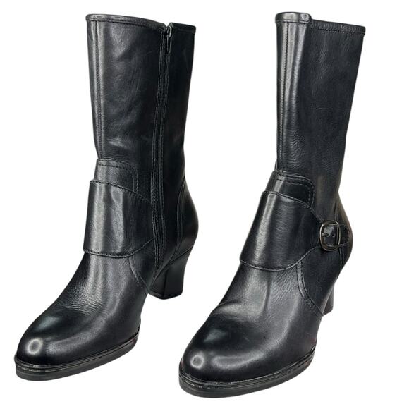 Matisse Women’s Black Leather Moto Ankle Boots Size US 6.5 - Picture 6 of 12